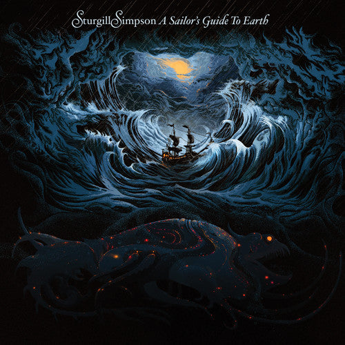 the album cover for Sturgill Simpson - A Sailor's Guide To Earth [Vinyl]