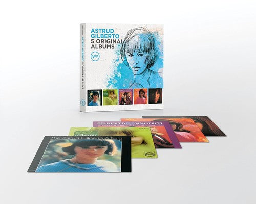 the album cover for Astrud Gilberto - 5 Original Albums - Astrud Gilberto
