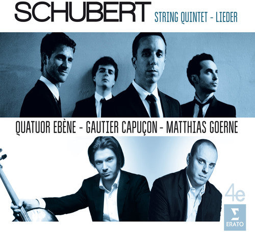the album cover for Schubert / Gautier Capucon / Goerne,Matthias - Schubert: Lieder; Quintet