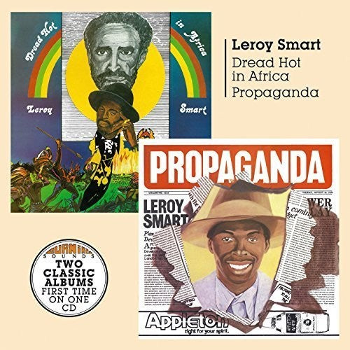 the album cover for Leroy Smart - Dread Hot In Africa + Propaganda