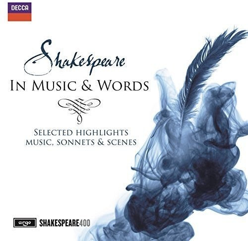 the album cover for Shakespeare In Music & Words / Various - Shakespeare In Music & Words