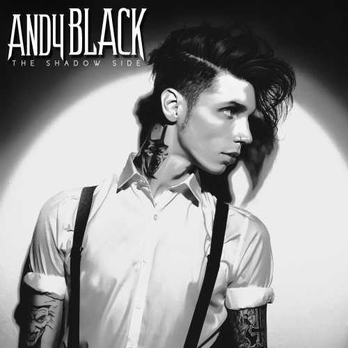 the album cover for Andy Black - The Shadow Side