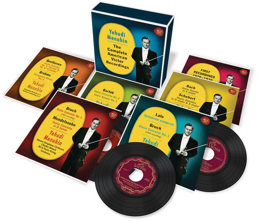 the album cover for Yehudi Menuhin - The Complete American Victor Recordings [Box Set]