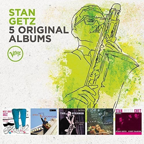 the album cover for Bill Evans - 5 Original Albums, Volume 1 by Stan Getz