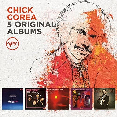 the album cover for Chick Corea -  5 Original Albums [5CD Box Set]