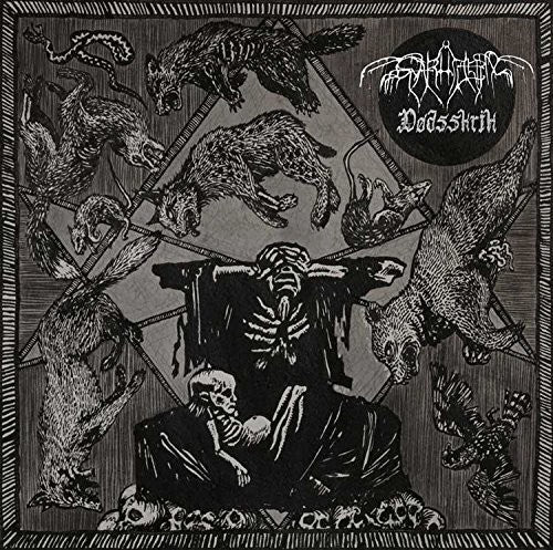 the album cover for Svarttjern - Dodsskrik