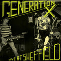 the album cover for Generation X - Live at Sheffield