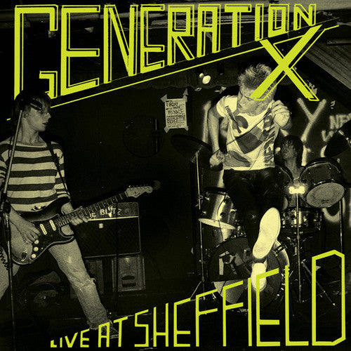 the album cover for Generation X - Live at Sheffield