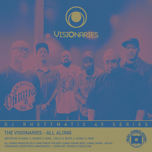 the album cover for Visionaries - All Along / Crown Royale - Stratasphere