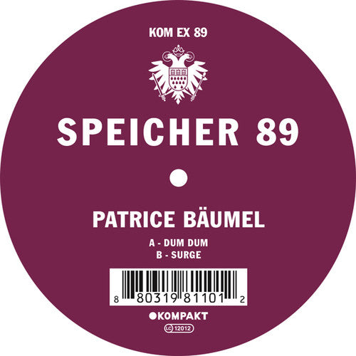 the album cover for Patrice Baumel - Speicher 89