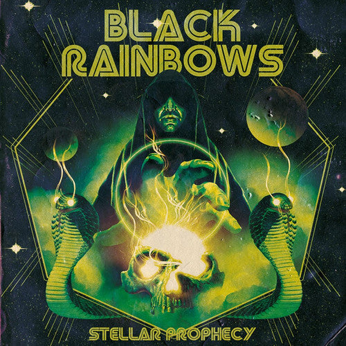 the album cover for Black Rainbows - Stellar Prophecy