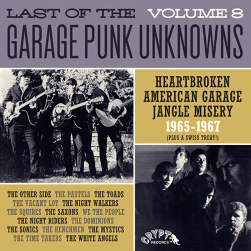 the album cover for Last Of The Garage Punk Unknowns 8 / Various - Last Of The Garage Punk Unknowns 8 / Various