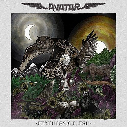 the album cover for Avatar - Feathers & Flesh