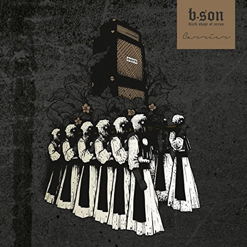 the album cover for Black Shape Of Nexus - Carrier
