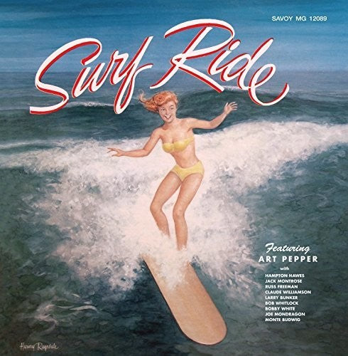 the album cover for Art Pepper - Surf Ride