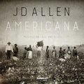 the album cover for JD Allen - Americana: Musings On Jazz and Blues