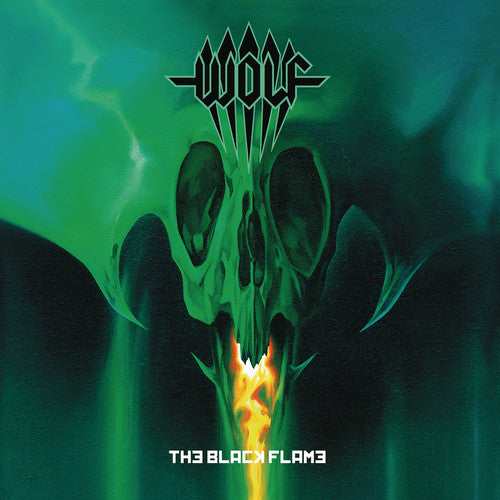 the album cover for Wolf - The Black Flame [Reissue Vinyl]