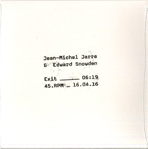 the album cover for Jean-Michel Jarre - Exit [Limited Edition Vinyl Single]