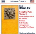 the album cover for Paul Bowles / Kasparov,Andrey - Complete Piano Works