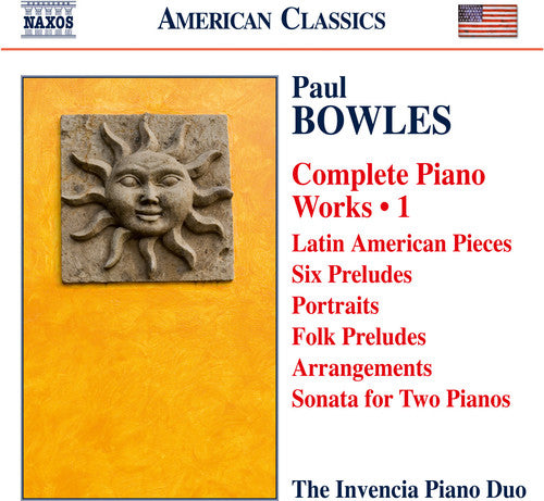 the album cover for Paul Bowles / Kasparov,Andrey - Complete Piano Works