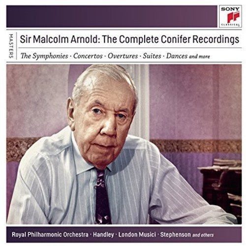 the album cover for Sir Arnold Malcolm - Sir Malcolm Arnold: The Complete Conifer Recordins