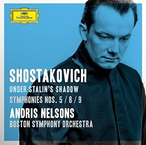 the album cover for Andris Nelsons - Shostakovich Under Stalin's Shadow - Sym No 5 8 9