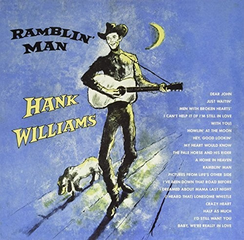 the album cover for Hank Williams - Ramblin Man