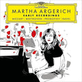the album cover for Martha Argerich - Early Recordings: Mozart Beethoven Prokofiev Ravel