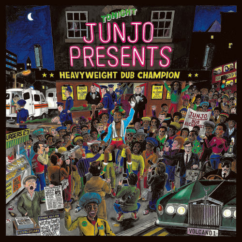 the album cover for Henry Lawes junjo - Junjo Presents: Heavyweight Dub Champion