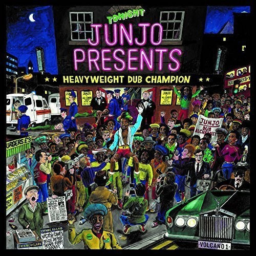 the album cover for Henry Lawes junjo - Junjo Presents: Heavyweight Dub Champion
