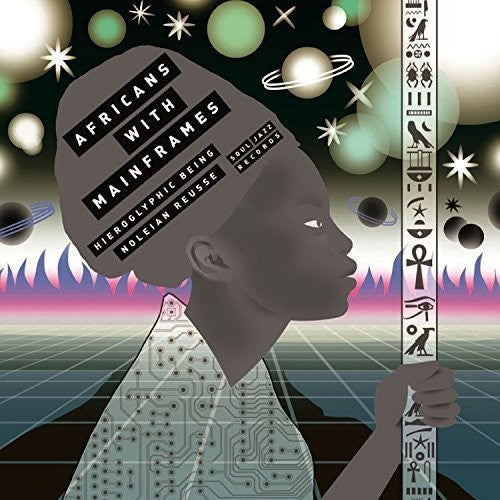 the album cover for Africans With Mainframes Hieroglyphic Being / No - K.m.t.