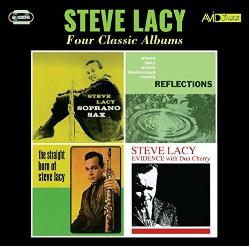 the album cover for Steve Lacy - Soprano Sax / Reflections-plays Monk / Straight