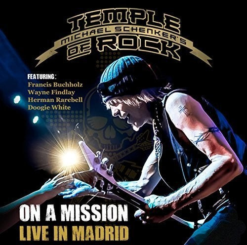 the album cover for Michael Schenker - On A Mission: Live In Madrid