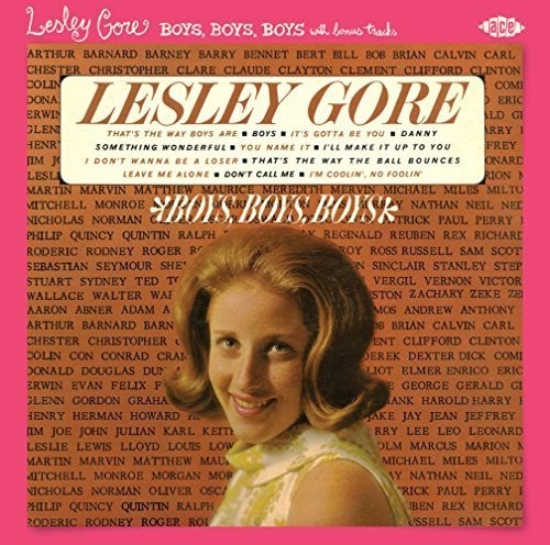 the album cover for Lesley Gore - Boys Boys Boys