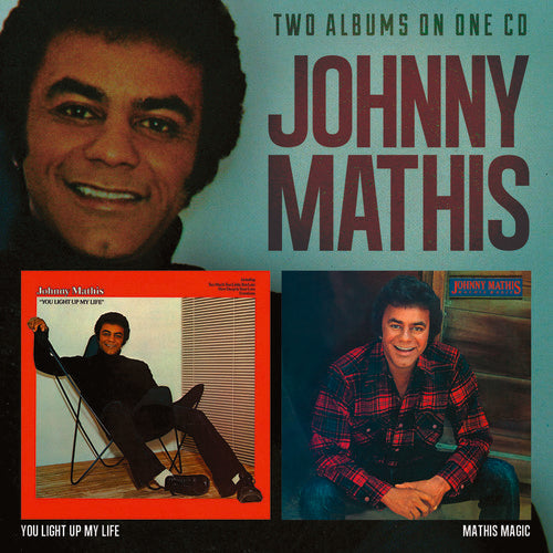 the album cover for Johnny Mathis - You Light Up My Life / Mathis Magic [Limited Edition] (Exp)