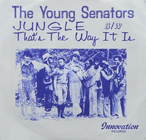 the album cover for Young Senators - JUNGLE B/W THAT'S THE WAY IT IS