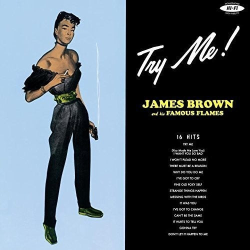the album cover for James Brown - Try Me! + 2 Bonus Tracks