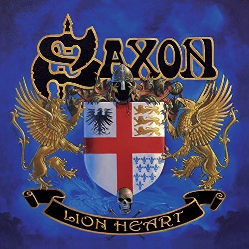 the album cover for Saxon - Lionheart [Colored Vinyl] (Uk)