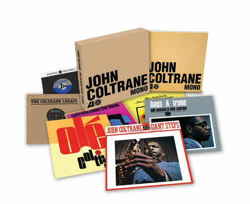 the album cover for John Coltrane - The Atlantic Years In Mono [6LP Boxset w/7 Inch Single]