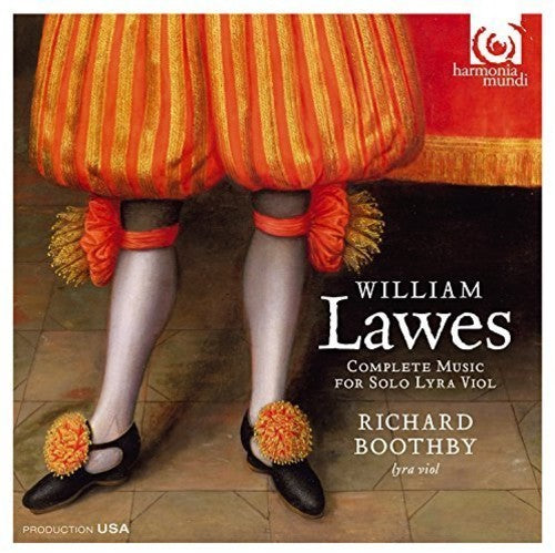 the album cover for Richard Boothby - Lawes: Pieces For The Lyra Viol