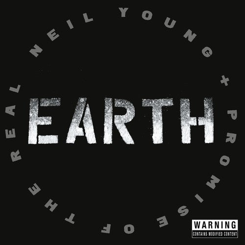 the album cover for Neil Young - Earth