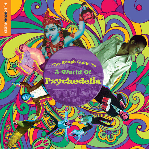 the album cover for Rough Guide - Rough Guide To A World Of Psychedelia [Vinyl]