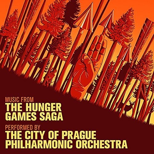 the album cover for The City Of Prague Philharmonic Orchestra - Music From The Hunger Games Saga (Original Soundtrack)