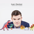 the album cover for Ivan Decker - I Wanted To Be A Dinosaur