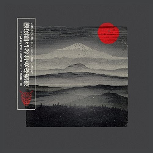 the album cover for Merzbow / Keiji Haino / Pandi,Balazs - An Untroublesome Defencelessness