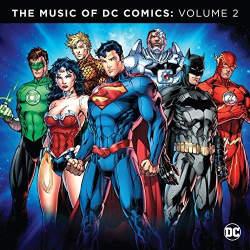 the album cover for Various Artists - The Music Of DC Comics, Vol. 2