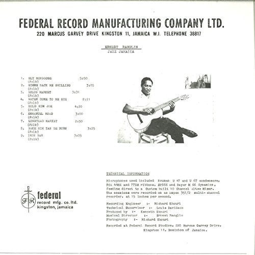 the album cover for Ernest Ranglin - Jazz Jamaica