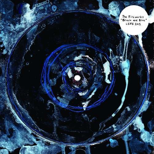 the album cover for Fireworks - Black & Blue