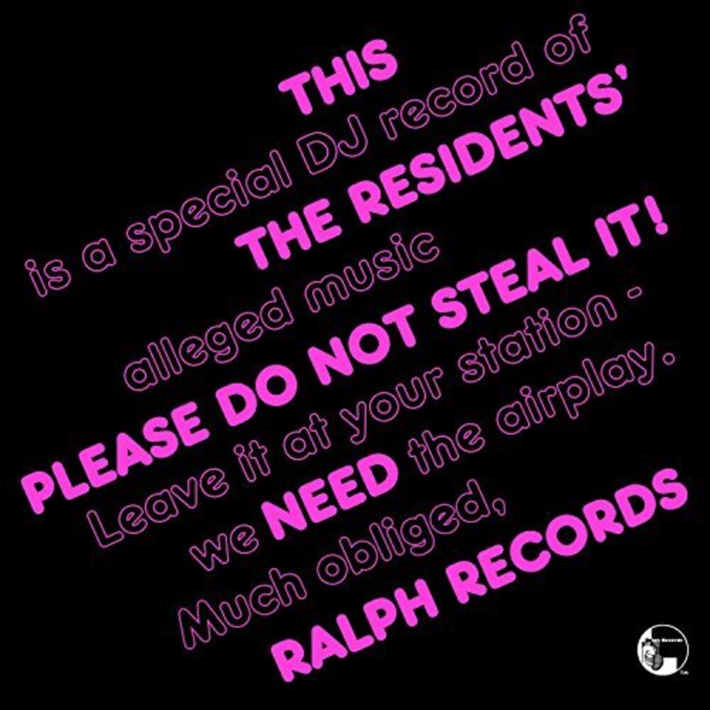 the album cover for The Residents - Please Do Not Steal It