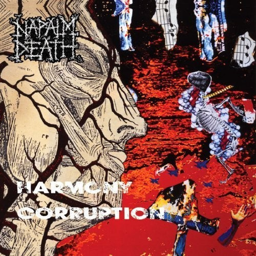 the album cover for Napalm Death - Harmony Corruption